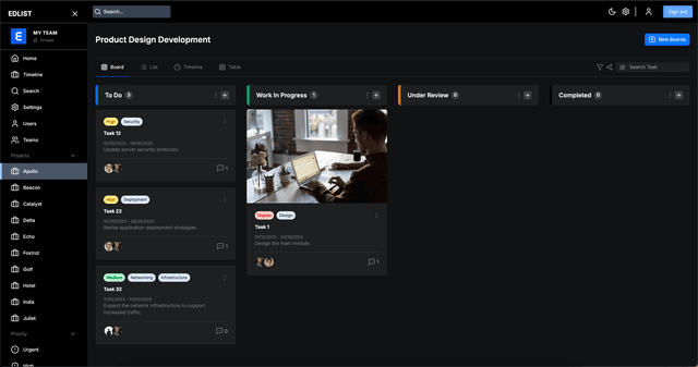 Project Management App
